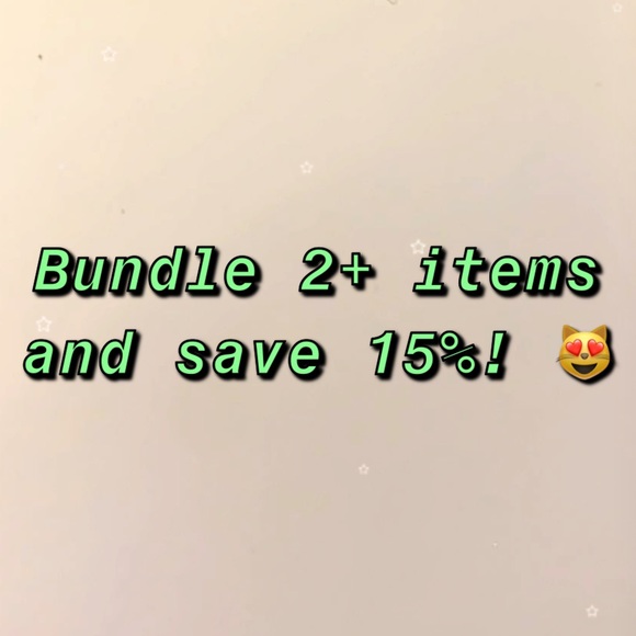 BUNDLE AND SAVE 15% - Picture 1 of 1